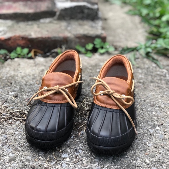 sperry duck boots low cut